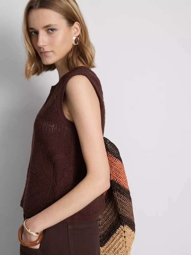 The Edit hæklet tanktop