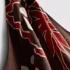 The Edit halterneck-midi-kjole i linneblanding med print