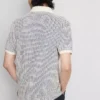 The Edit Jacquard-poloskjorte