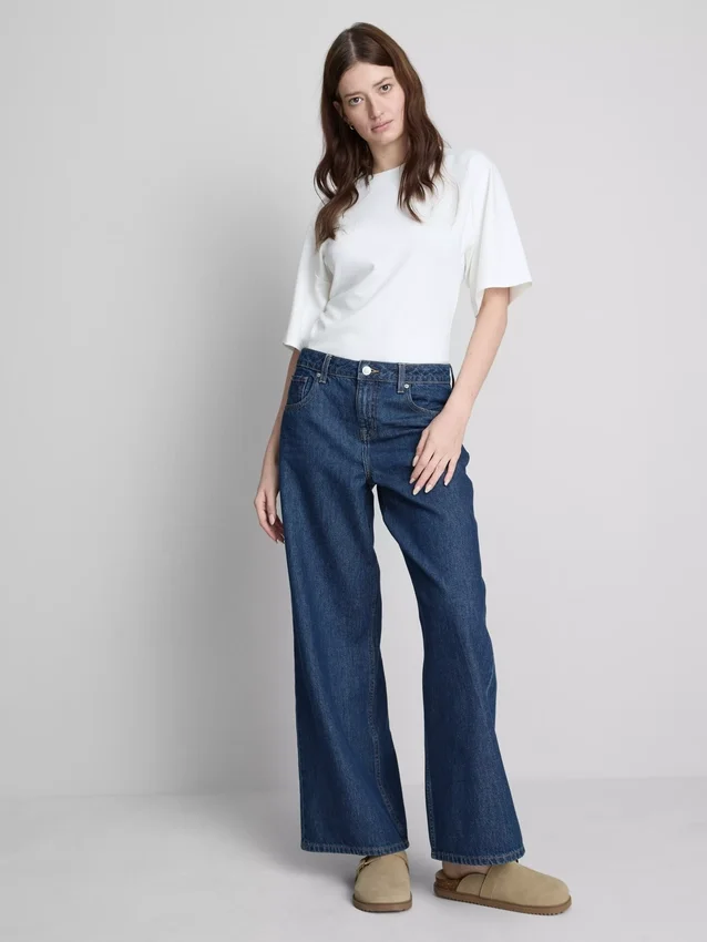 The Edit-jeans i bomuldsdenim med lige ben