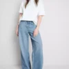 The Edit-jeans i bomuldsdenim med lige ben