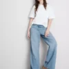 The Edit-jeans i bomuldsdenim med lige ben