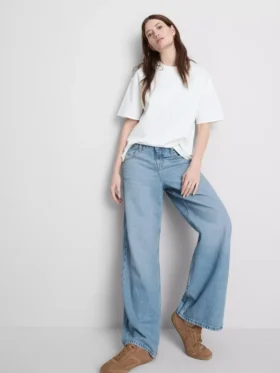 The Edit-jeans i bomuldsdenim med lige ben