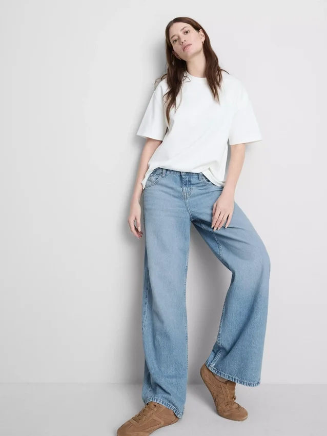 The Edit-jeans i bomuldsdenim med lige ben