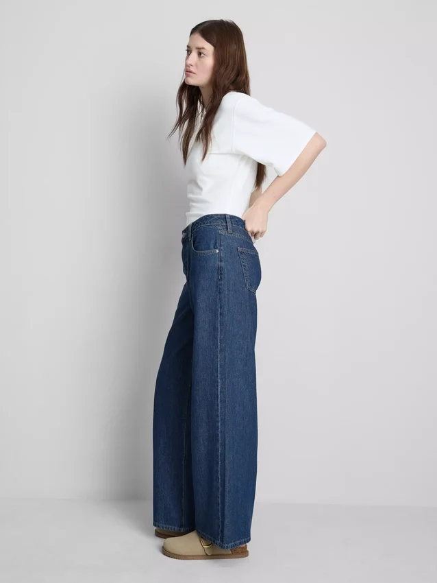 The Edit-jeans i bomuldsdenim med lige ben