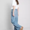 The Edit-jeans i bomuldsdenim med lige ben