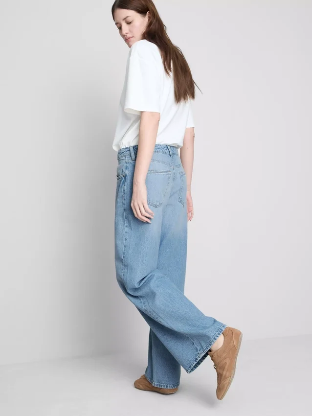 The Edit-jeans i bomuldsdenim med lige ben