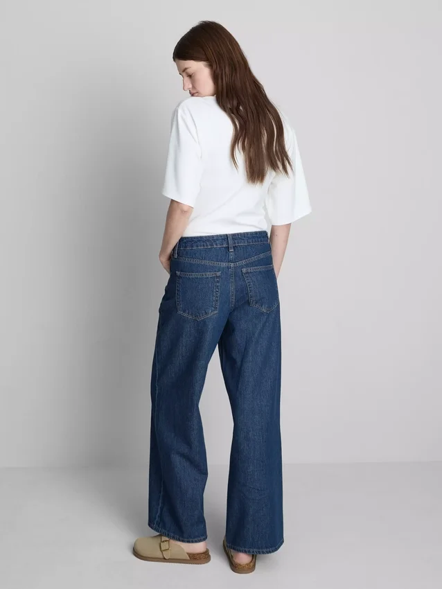 The Edit-jeans i bomuldsdenim med lige ben