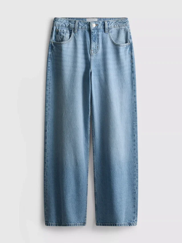 The Edit-jeans i bomuldsdenim med lige ben