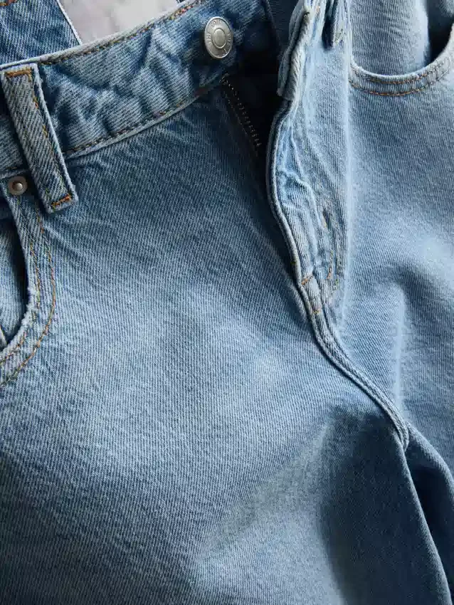 The Edit-jeans i bomuldsdenim med lige ben