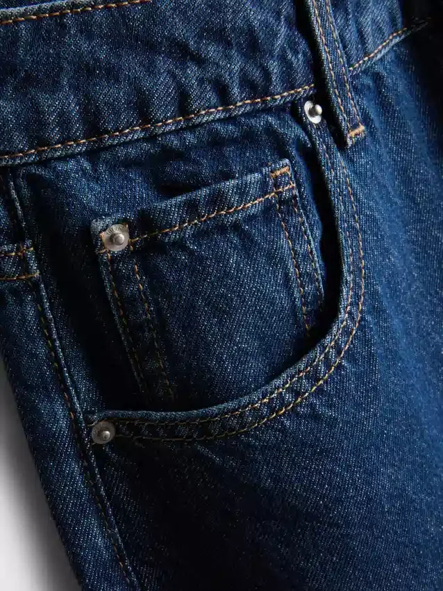 The Edit-jeans i bomuldsdenim med lige ben