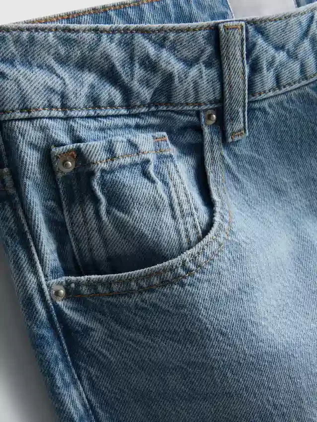 The Edit-jeans i bomuldsdenim med lige ben