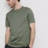 The Edit merceriseret slim-fit T-shirt