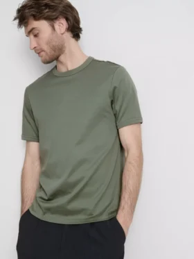 The Edit merceriseret slim-fit T-shirt