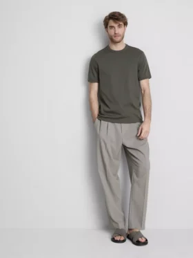 The Edit merceriseret slim-fit T-shirt