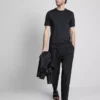 The Edit merceriseret slim-fit T-shirt