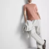 The Edit merceriseret slim-fit T-shirt