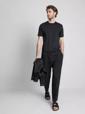 The Edit merceriseret slim-fit T-shirt