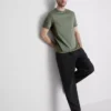 The Edit merceriseret slim-fit T-shirt