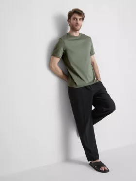 The Edit merceriseret slim-fit T-shirt