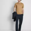 The Edit merceriseret slim-fit T-shirt