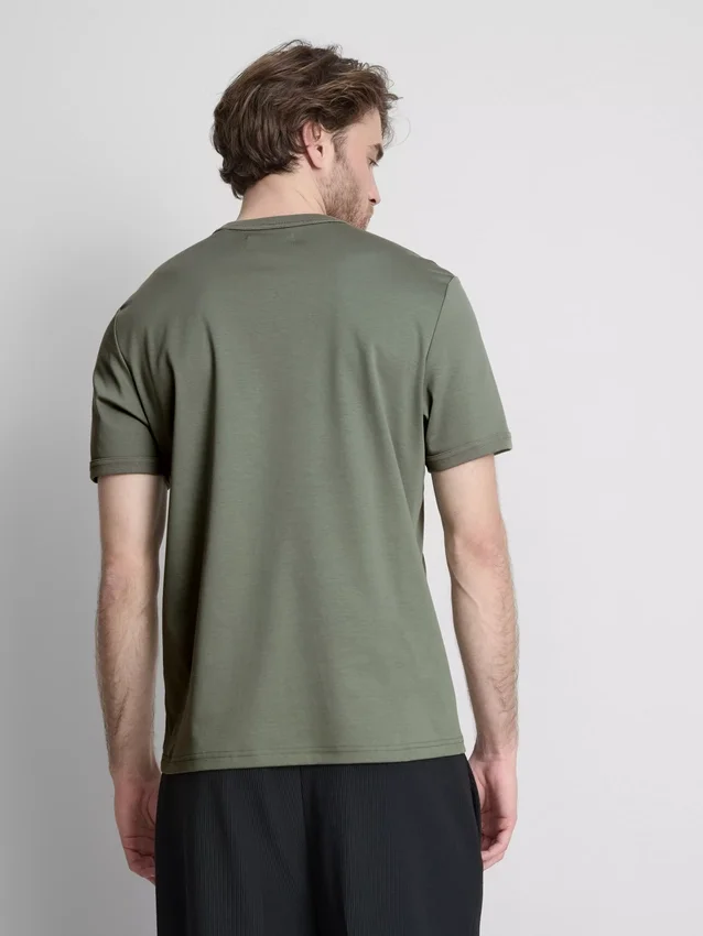 The Edit merceriseret slim-fit T-shirt