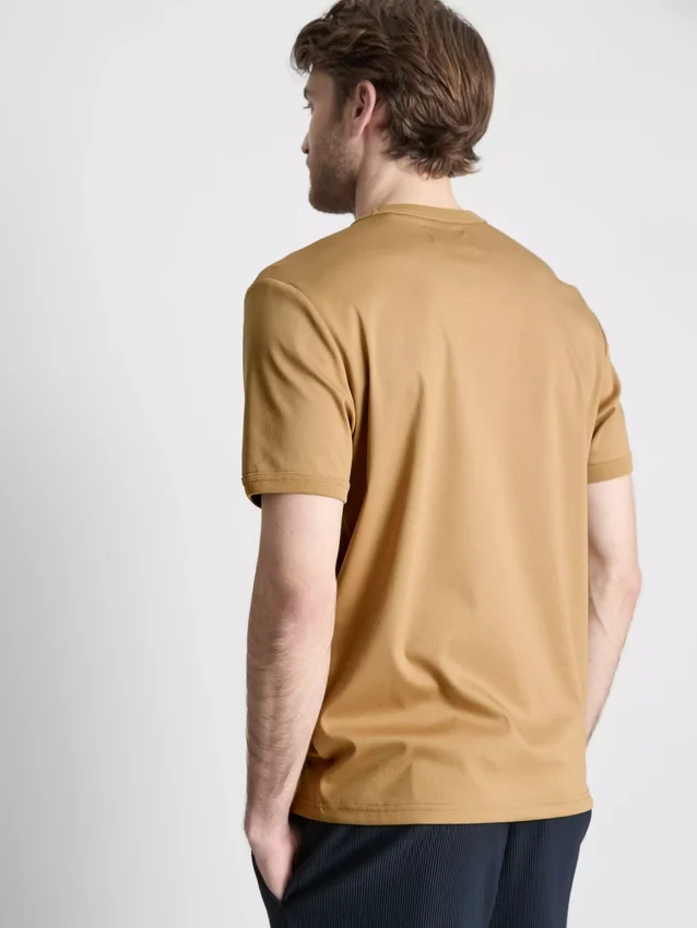 The Edit merceriseret slim-fit T-shirt