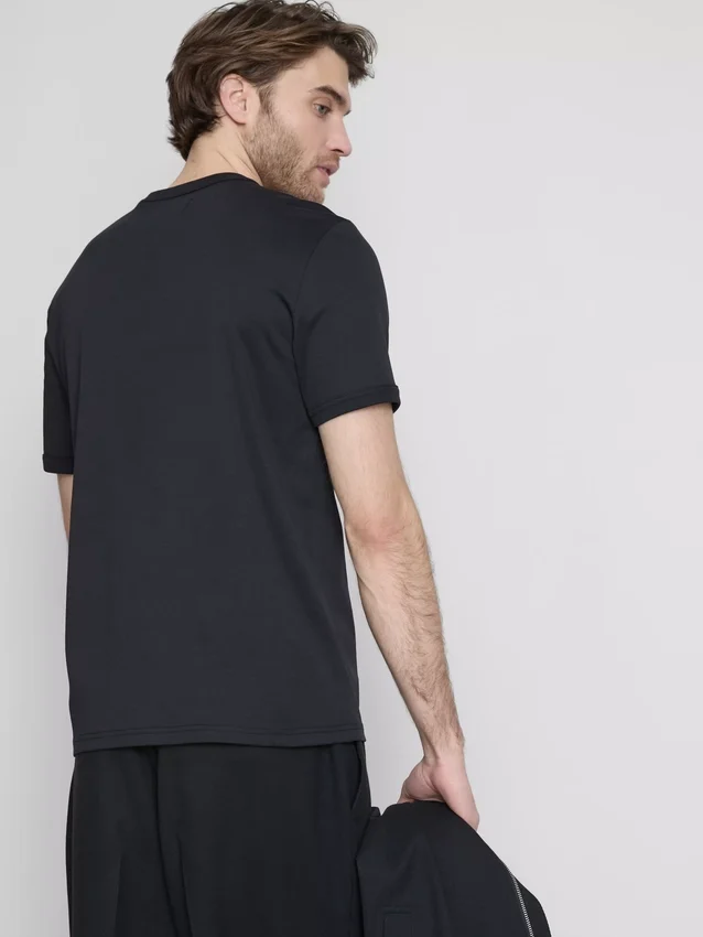 The Edit merceriseret slim-fit T-shirt