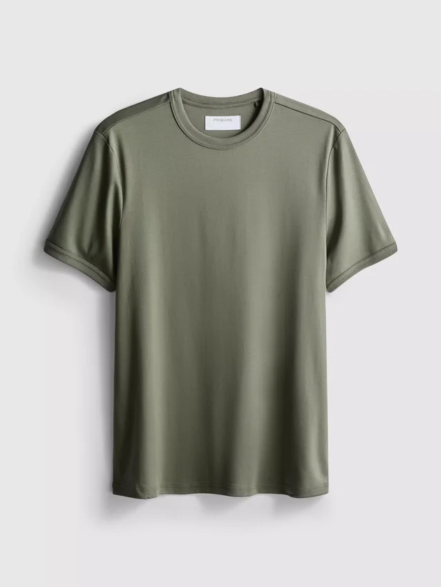The Edit merceriseret slim-fit T-shirt