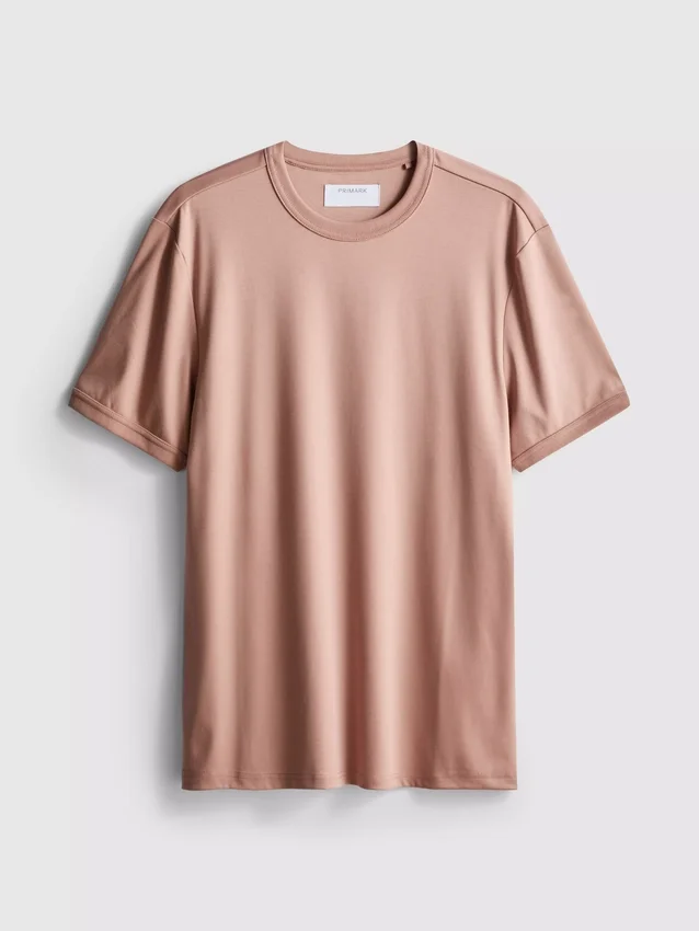 The Edit merceriseret slim-fit T-shirt