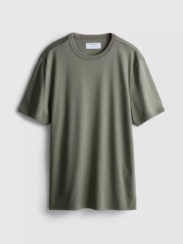 The Edit merceriseret slim-fit T-shirt