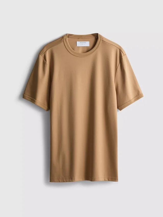 The Edit merceriseret slim-fit T-shirt