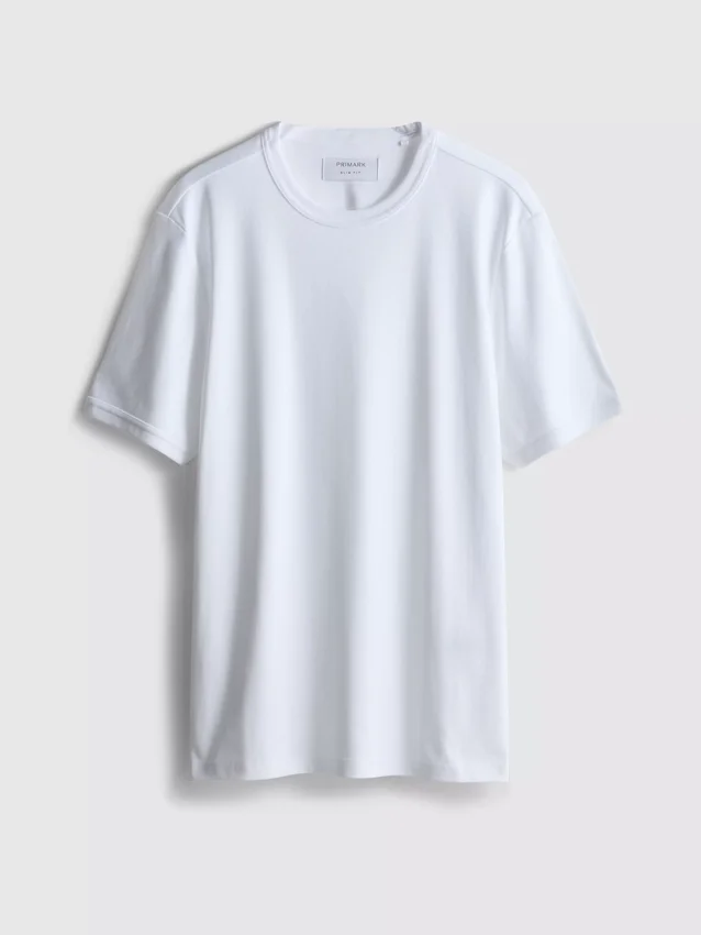 The Edit merceriseret slim-fit T-shirt