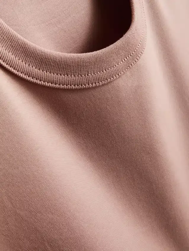 The Edit merceriseret slim-fit T-shirt