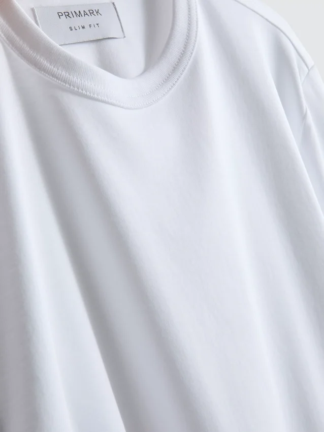 The Edit merceriseret slim-fit T-shirt