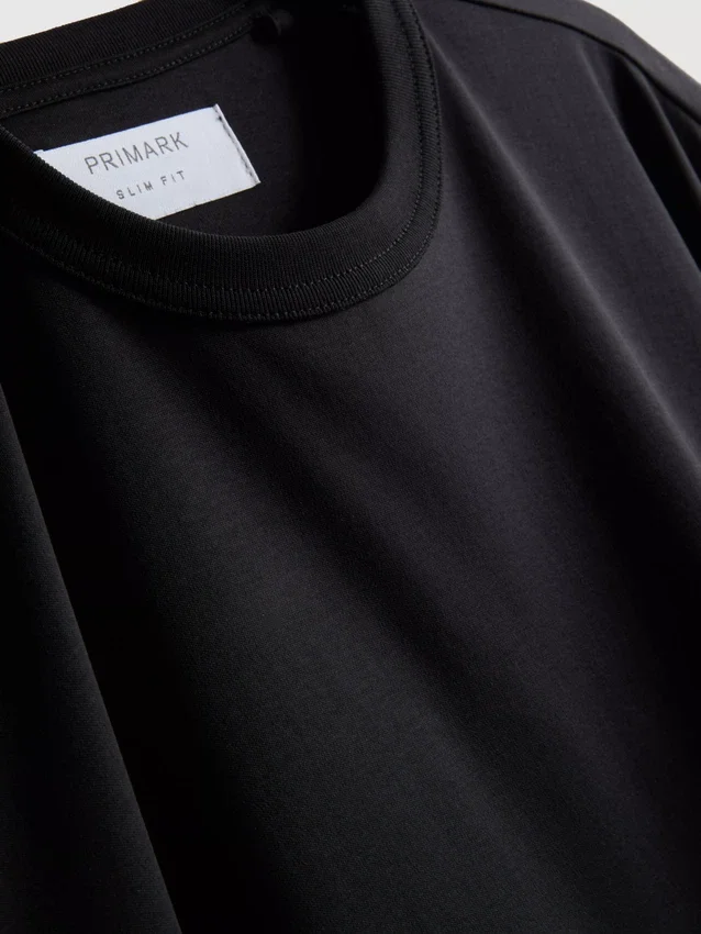 The Edit merceriseret slim-fit T-shirt