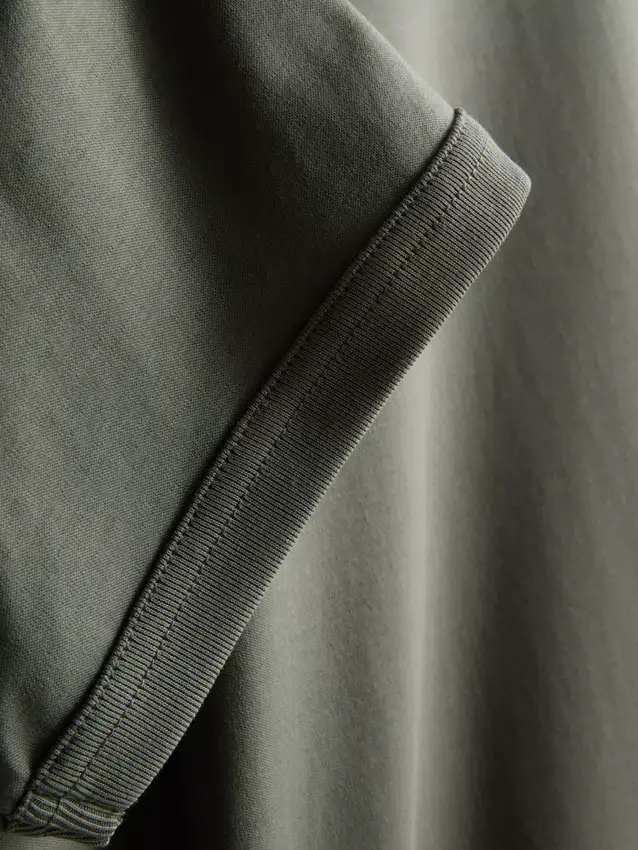 The Edit merceriseret slim-fit T-shirt