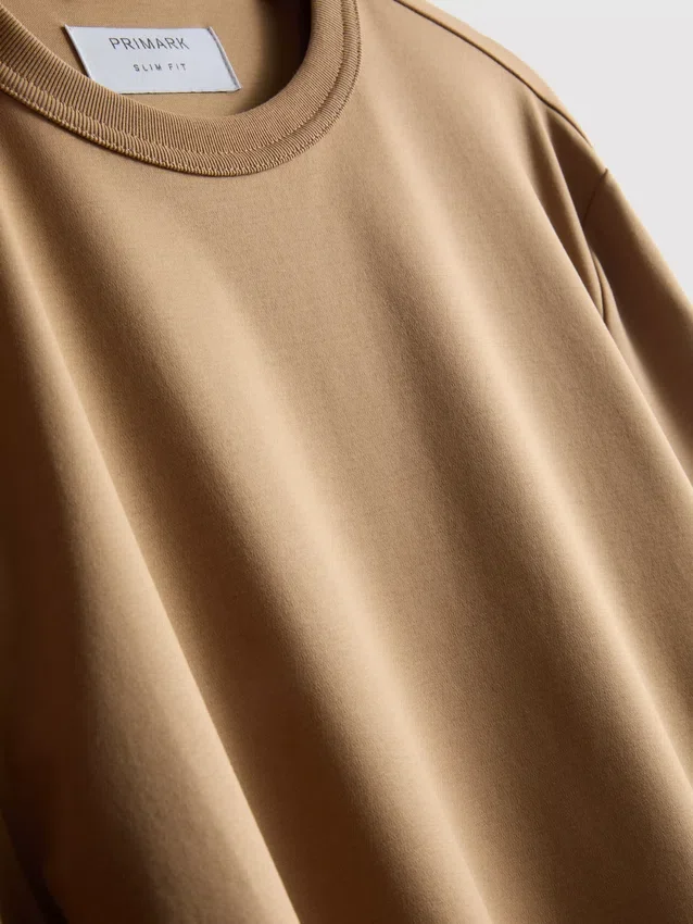 The Edit merceriseret slim-fit T-shirt