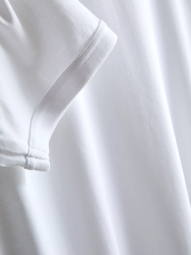 The Edit merceriseret slim-fit T-shirt