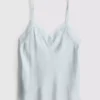 The Edit-pyjamasser-cami-top i silke-blanding