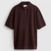 The Edit ribbet poloshirt