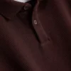 The Edit ribbet poloshirt