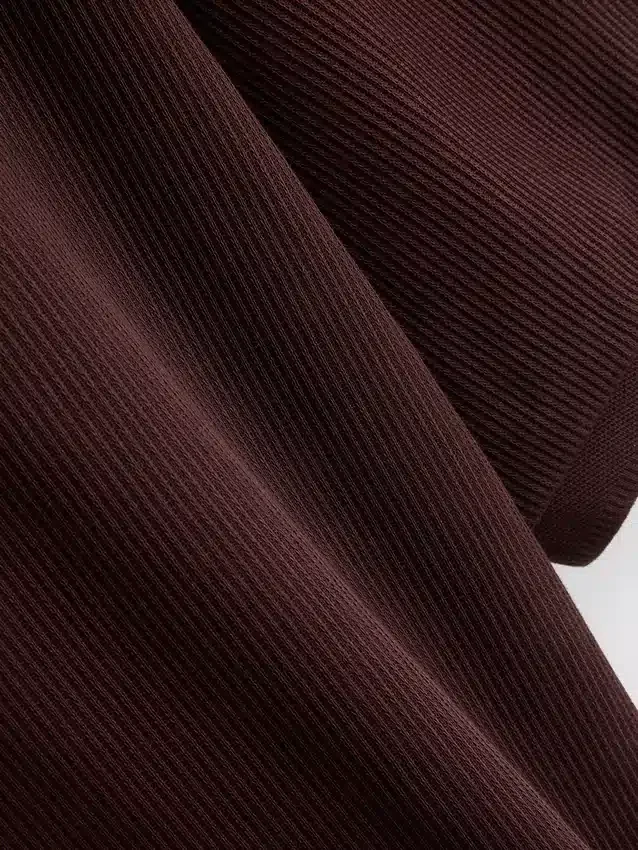 The Edit ribbet poloshirt