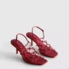 The Edit-sandaler med flettede stilethæle