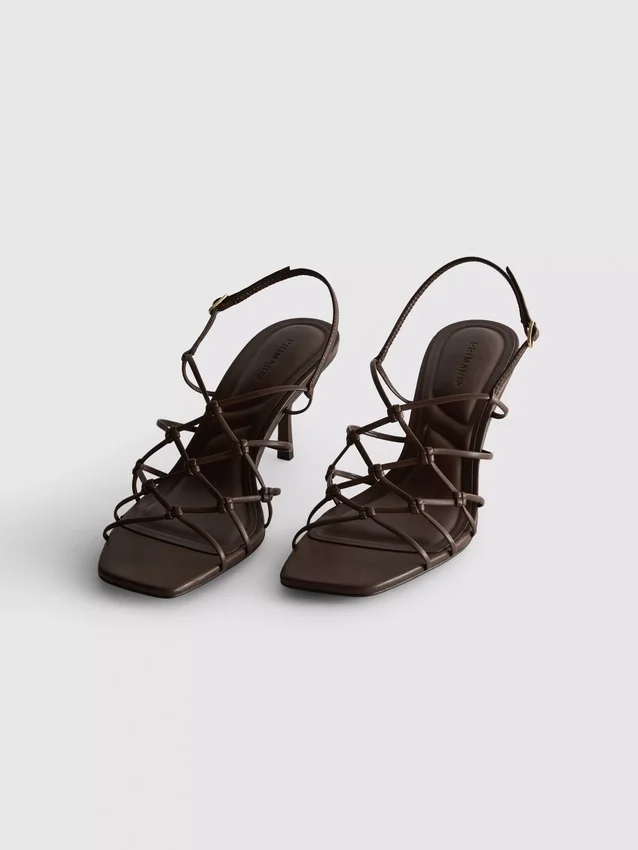 The Edit-sandaler med flettede stilethæle