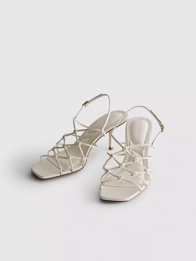 The Edit-sandaler med flettede stilethæle