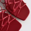 The Edit-sandaler med flettede stilethæle
