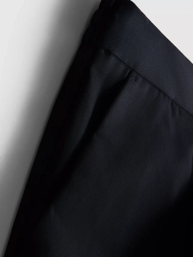 The Edit slim fit-bukser med peached-finish