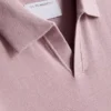 The Edit strikket poloshirt