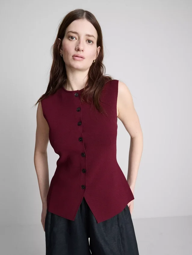 The Edit strikket top med knapper